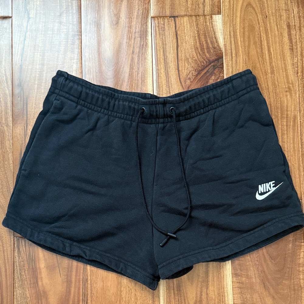 Nike Women's Essential Black Terry Shorts